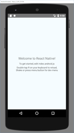 Setting up the development environment · React Native