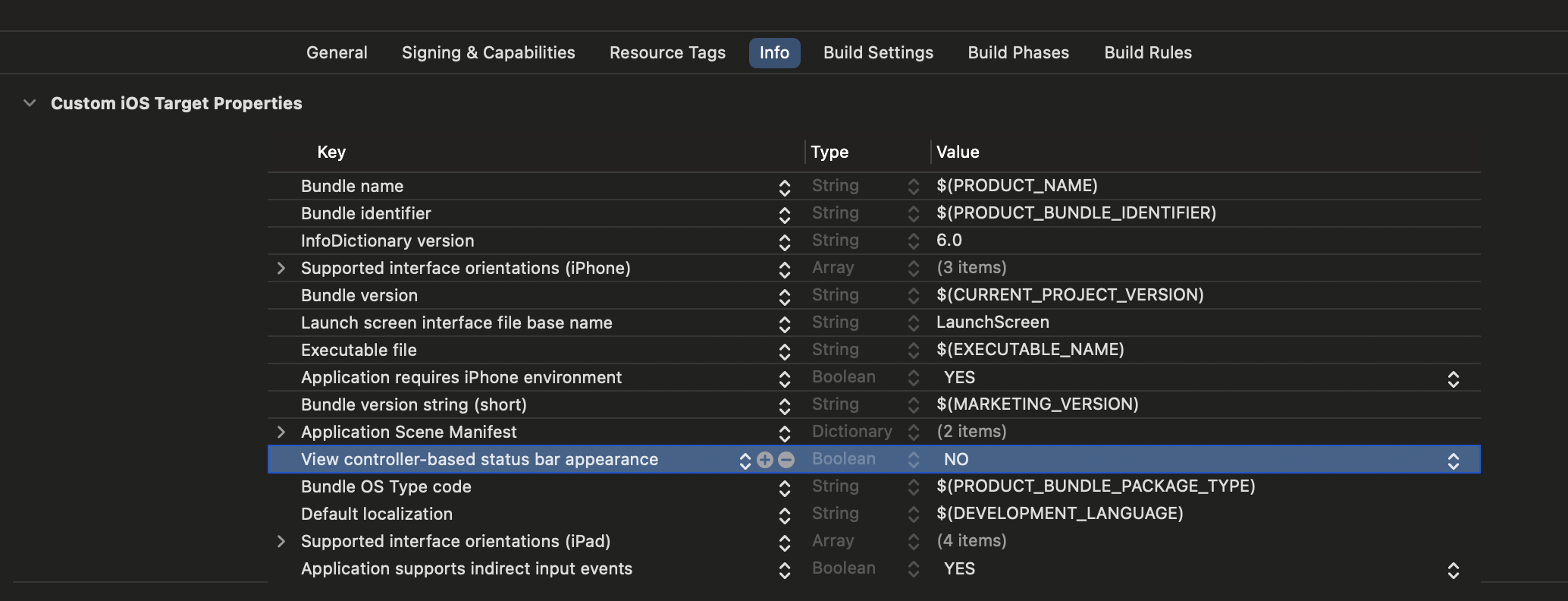 Disable UIViewControllerBasedStatusBarAppearance